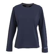 マーモット(Marmot)(レディース)長袖Tシャツ ロンT ヒートナビ クルー 長袖Tシャツ TOWUJB74 CNV ネイビー