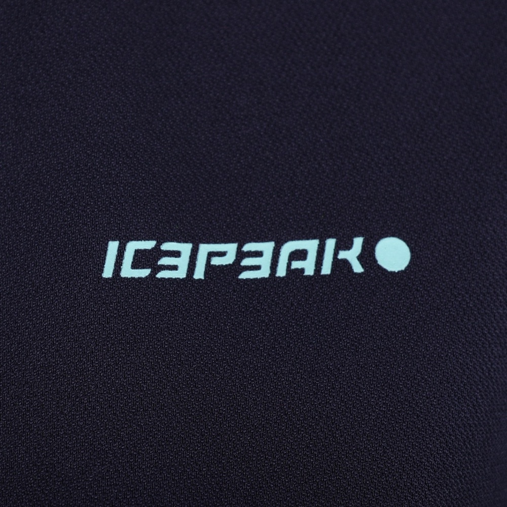 アイスピーク（ICEPEAK）（レディース）北欧デザイン シンプル 半袖ポロシャツ BAYARD 354641590390 ネイビー