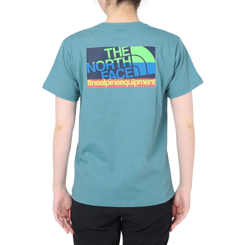 ザ・ノース・フェイス（THE NORTH FACE）（レディース）半袖Tシャツ ショートスリーブ FINE ALPIN EQ NTW32333X FW サックス