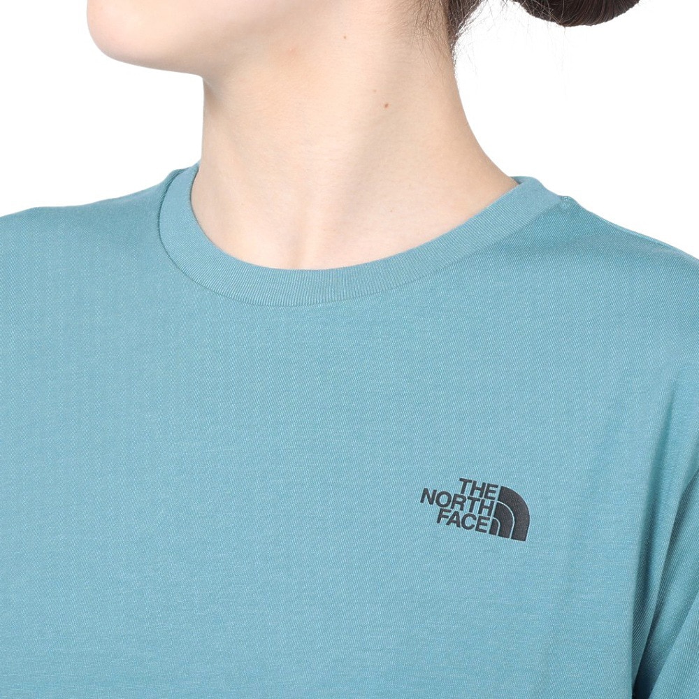 ザ・ノース・フェイス（THE NORTH FACE）（レディース）半袖Tシャツ ショートスリーブ FINE ALPIN EQ NTW32333X FW サックス