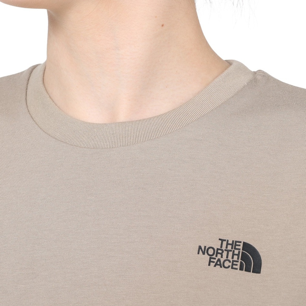 ザ・ノース・フェイス（THE NORTH FACE）（レディース）半袖Tシャツ ショートスリーブ FINE ALPIN EQ NTW32333X TW ベージュ