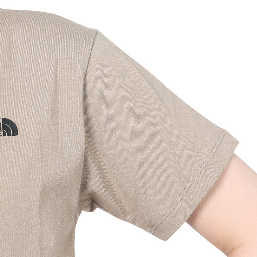 ザ・ノース・フェイス（THE NORTH FACE）（レディース）半袖Tシャツ ショートスリーブ FINE ALPIN EQ NTW32333X TW ベージュ