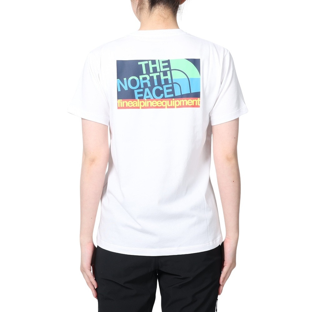 ザ・ノース・フェイス（THE NORTH FACE）（レディース）Tシャツ 半袖 ショートスリーブ FINE ALPIN EQ NTW32333X 白 ホワイト