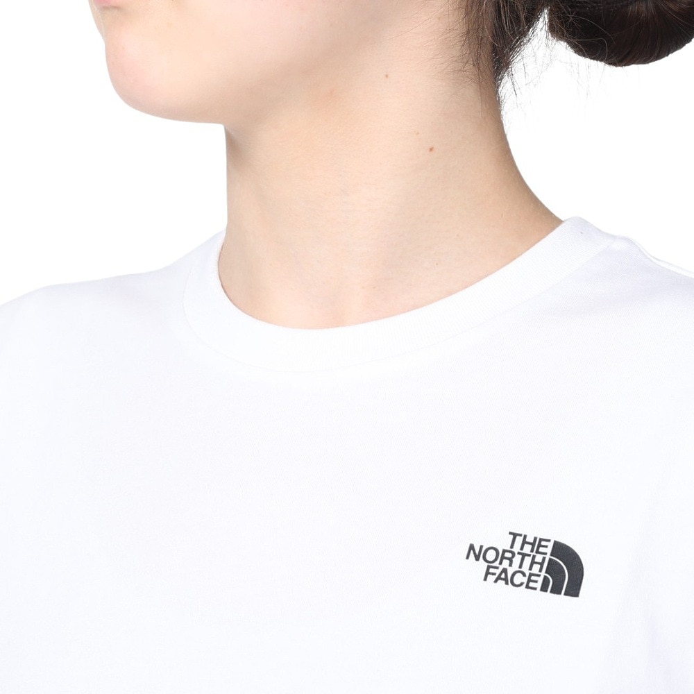 ザ・ノース・フェイス（THE NORTH FACE）（レディース）Tシャツ 半袖 ショートスリーブ FINE ALPIN EQ NTW32333X 白 ホワイト
