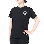 ノースフェイス（THE NORTH FACE）（レディース）Tシャツ 半袖 ショートスリーブ シンプルロゴ NTW32335X 黒 ブラック