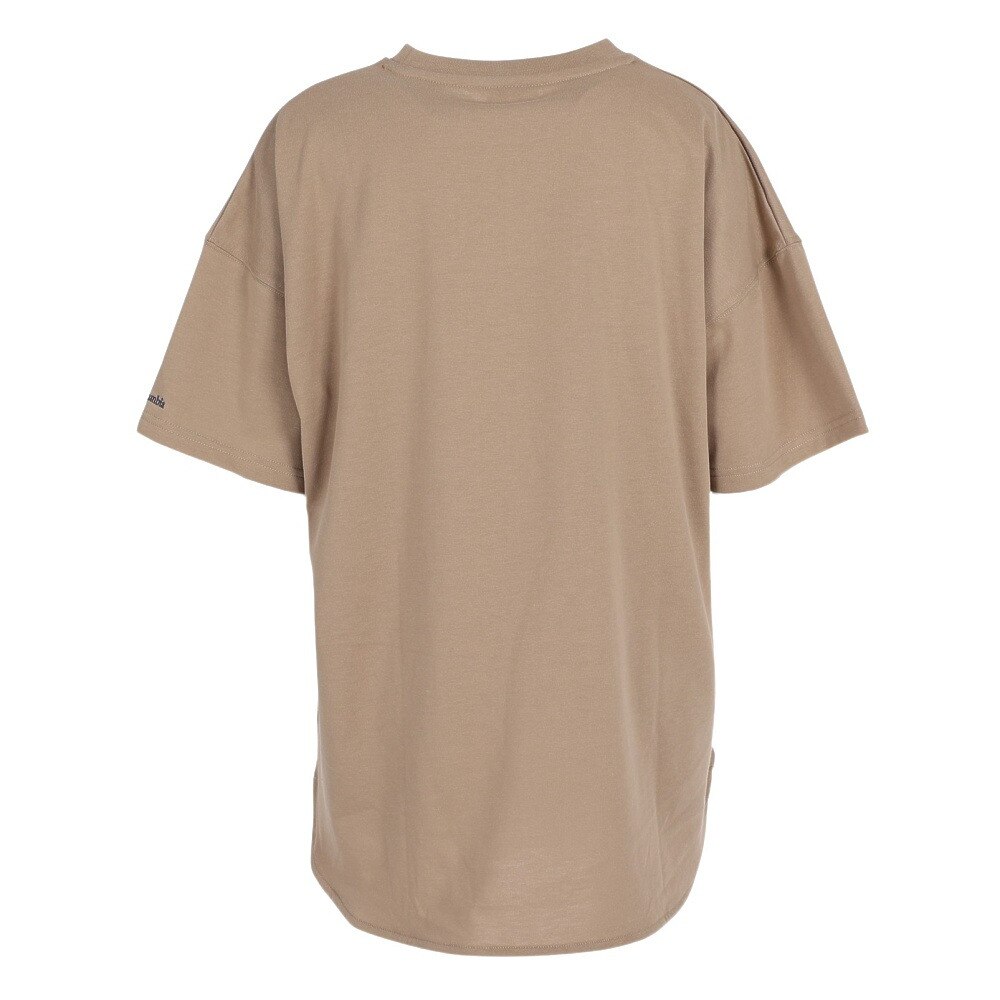 コロンビア（Columbia）（レディース）半袖Tシャツ スウィングパークチュニック PL3765 214 ブラウン  アウトドア・キャンプ用品はエルブレス