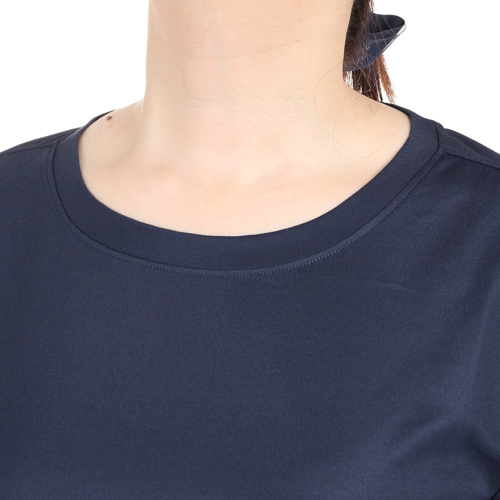 エーグル（AIGLE）（レディース）接触冷感 速乾 半袖Tシャツ 5分袖Tシャツ ZTFAH75-002 ネイビー