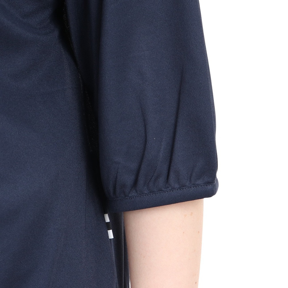 エーグル（AIGLE）（レディース）接触冷感 速乾 半袖Tシャツ 5分袖Tシャツ ZTFAH75-002 ネイビー