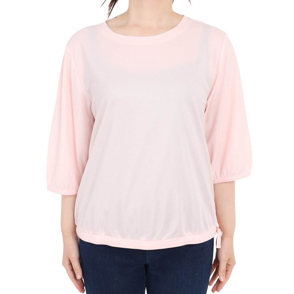 エーグル（AIGLE）（レディース）接触冷感 速乾 半袖Tシャツ 5分袖Tシャツ ZTFAH75-004 ピンク