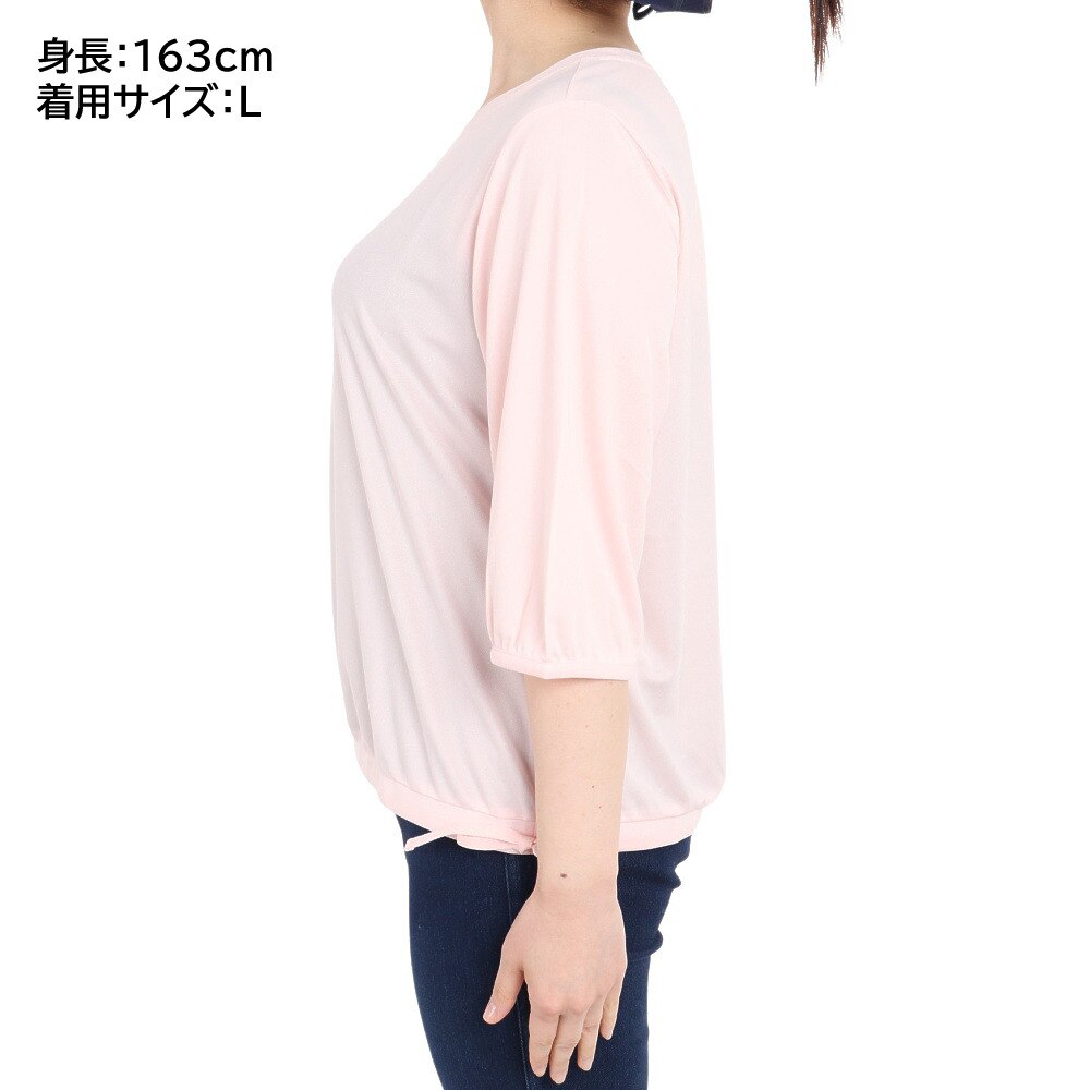 エーグル（AIGLE）（レディース）接触冷感 速乾 半袖Tシャツ 5分袖Tシャツ ZTFAH75-004 ピンク