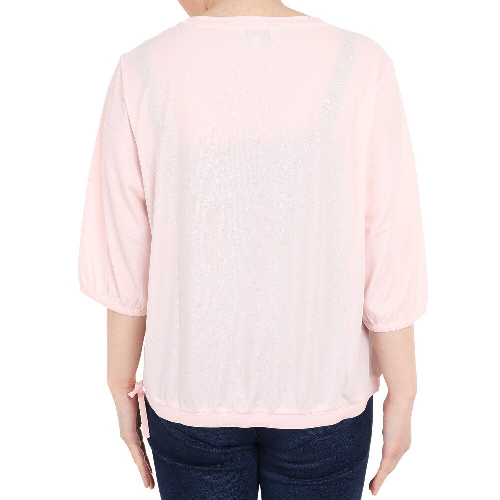 エーグル（AIGLE）（レディース）接触冷感 速乾 半袖Tシャツ 5分袖Tシャツ ZTFAH75-004 ピンク