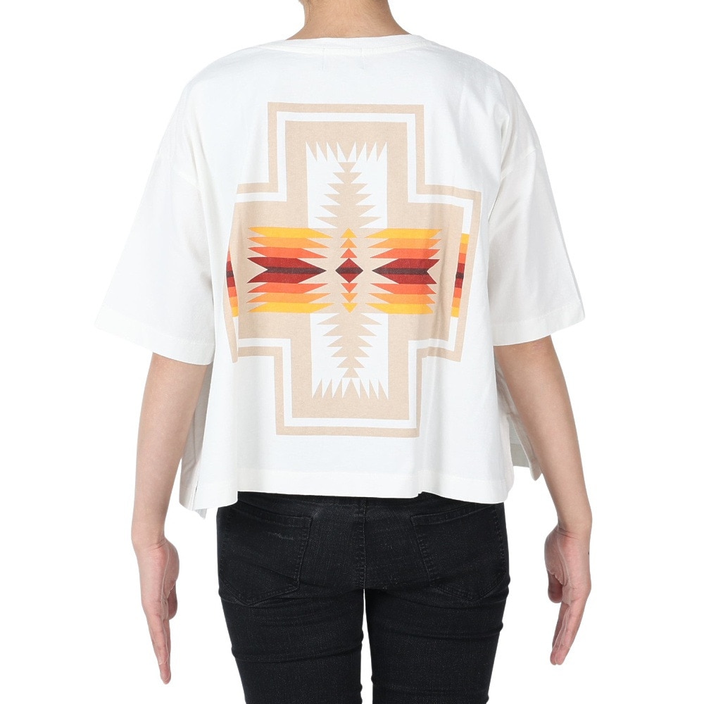 ペンドルトン（PENDLETON）（レディース）半袖Tシャツ バックプリントティー 19804411009000 ホワイト