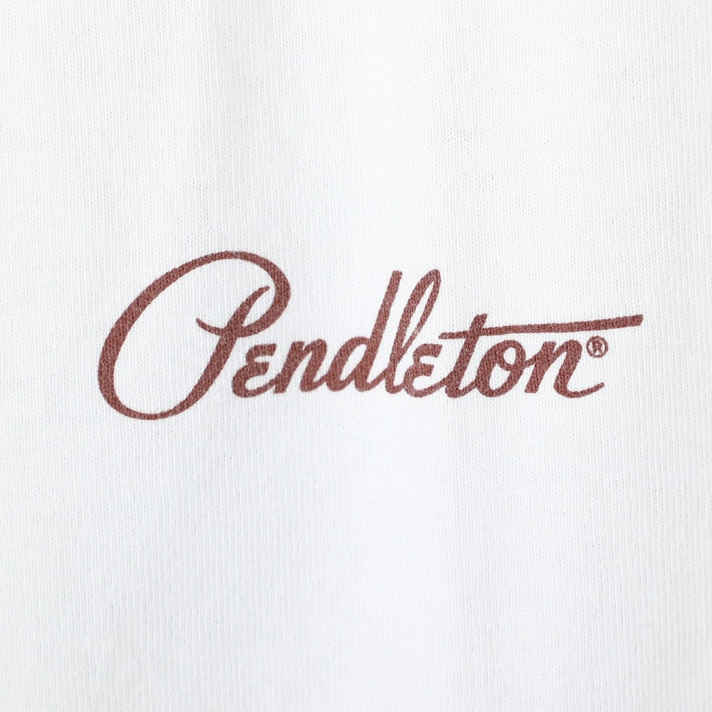 ペンドルトン（PENDLETON）（レディース）半袖Tシャツ バックプリントティー 19804411009000 ホワイト