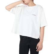 (レディース)半袖Tシャツ バックプリントティー 19804411009000 ホワイト