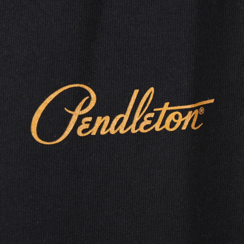ペンドルトン（PENDLETON）（レディース）半袖Tシャツ バックプリントティー 19804411049000 ブラック