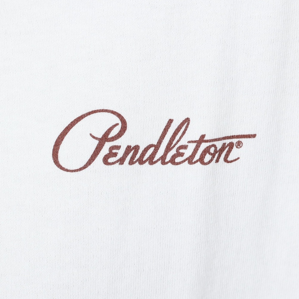 ペンドルトン（PENDLETON）（レディース）ワンピース 半袖 バックプリントワンピース 19804412009000 ホワイト