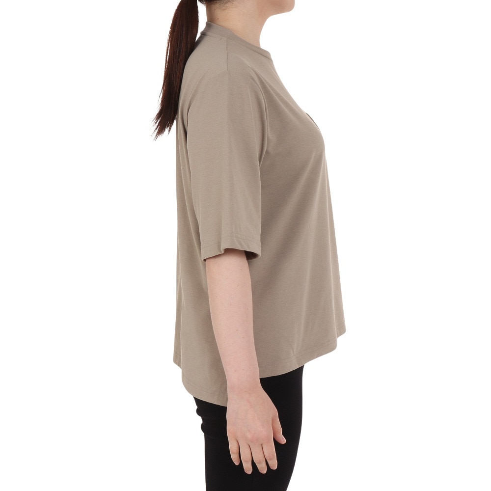 ロジャーエーガー（ROGEREGGER）（レディース）スイスブランド 吸水速乾 ストレッチ 半袖Tシャツ ミリオンドライTシャツ W RE23SUK5620016BEG ベージュ