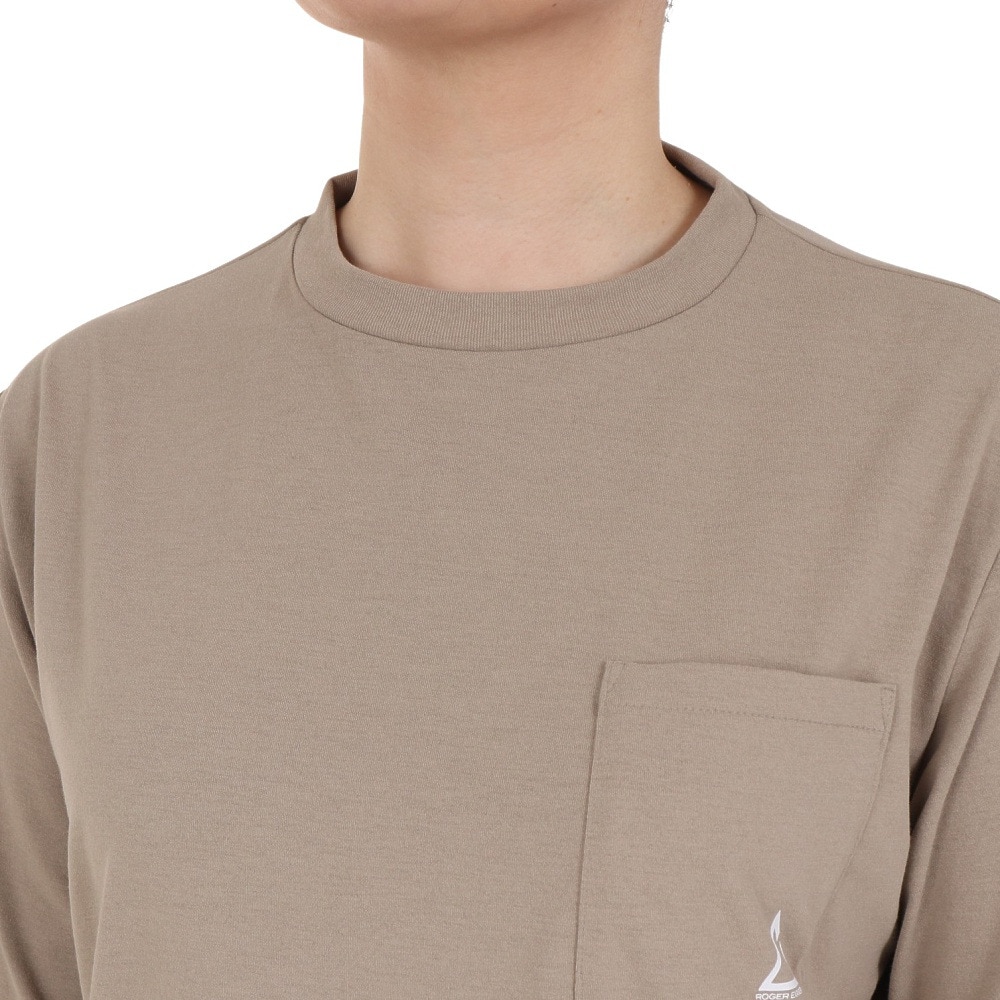 ロジャーエーガー（ROGEREGGER）（レディース）スイスブランド 吸水速乾 ストレッチ 半袖Tシャツ ミリオンドライTシャツ W RE23SUK5620016BEG ベージュ