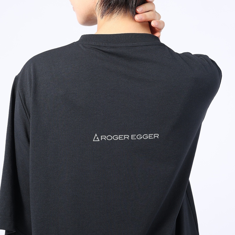 ロジャーエーガー（ROGEREGGER）（レディース）スイスブランド 吸水速乾 ストレッチ 半袖Tシャツ ミリオンドライTシャツ W RE23SUK5620016BLK ブラック