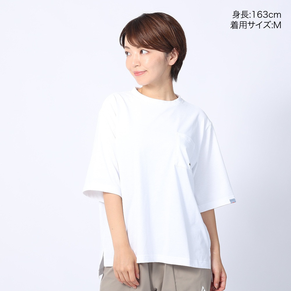 ロジャーエーガー（ROGEREGGER）（レディース）スイスブランド 吸汗速乾 ストレッチ 半袖Tシャツ ミリオンドライTシャツ W RE23SUK5620016WHT ホワイト