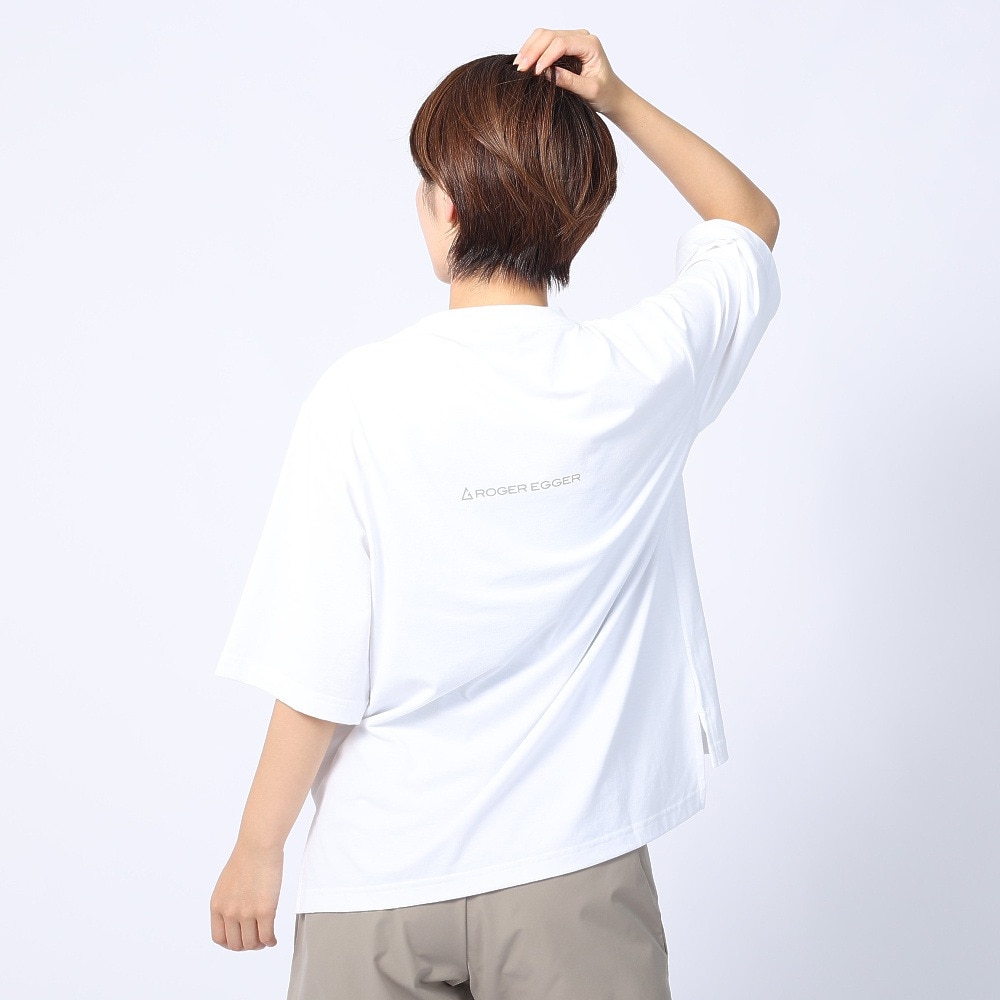 ロジャーエーガー（ROGEREGGER）（レディース）スイスブランド 吸汗速乾 ストレッチ 半袖Tシャツ ミリオンドライTシャツ W RE23SUK5620016WHT ホワイト