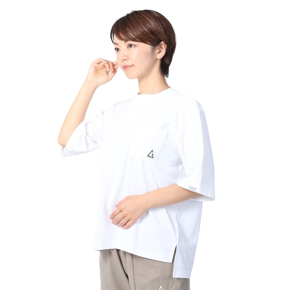 ロジャーエーガー（ROGEREGGER）（レディース）スイスブランド 吸汗速乾 ストレッチ 半袖Tシャツ ミリオンドライTシャツ W RE23SUK5620016WHT ホワイト