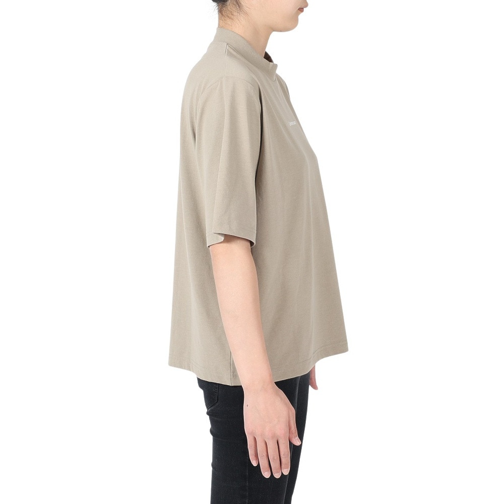 ロジャーエーガー（ROGEREGGER）（レディース）スイスブランド 吸水速乾 ストレッチ 半袖Tシャツ ミリオンドライネック RE23SUK5620017BEG ベージュ