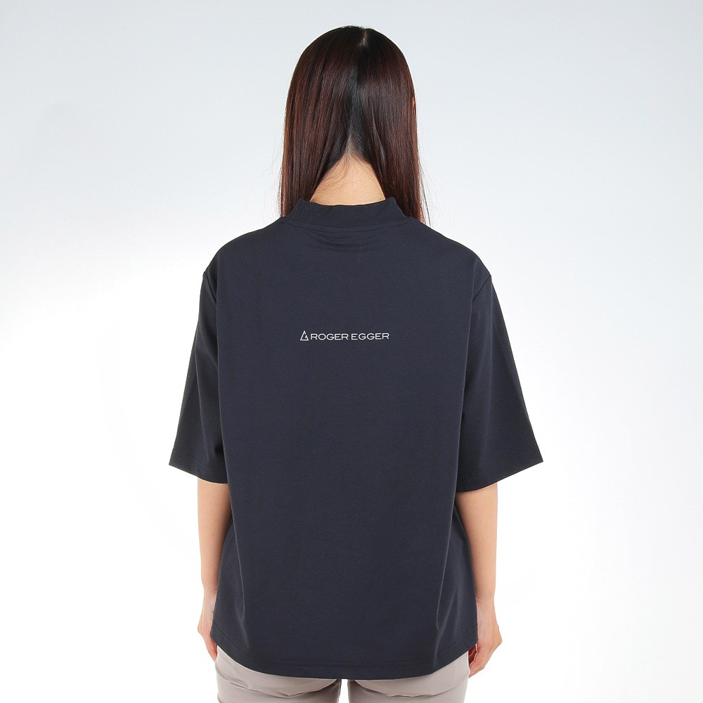 ロジャーエーガー（ROGEREGGER）（レディース）スイスブランド 吸水速乾 ストレッチ 半袖Tシャツ ミリオンドライネック RE23SUK5620017BLK ブラック