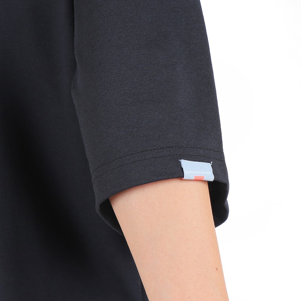 ロジャーエーガー（ROGEREGGER）（レディース）スイスブランド 吸水速乾 ストレッチ 半袖Tシャツ ミリオンドライネック RE23SUK5620017BLK ブラック