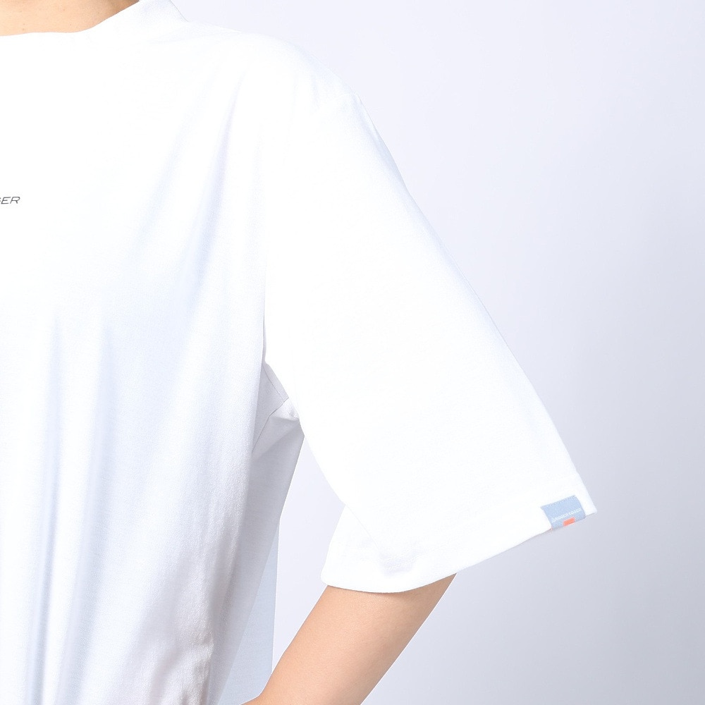 ロジャーエーガー（ROGEREGGER）（レディース）スイスブランド 吸水速乾 ストレッチ 半袖Tシャツ ミリオンドライネック RE23SUK5620017WHT ホワイト