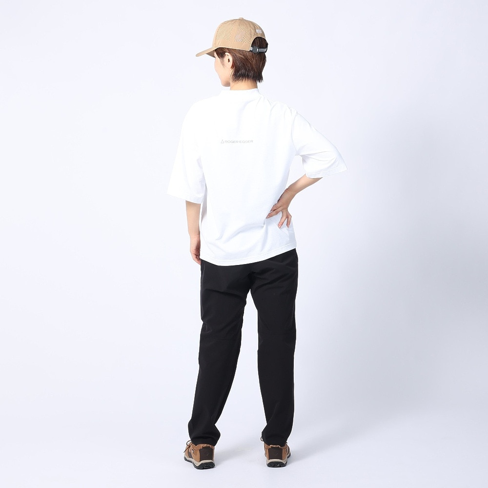 ロジャーエーガー（ROGEREGGER）（レディース）スイスブランド 吸水速乾 ストレッチ 半袖Tシャツ ミリオンドライネック RE23SUK5620017WHT ホワイト