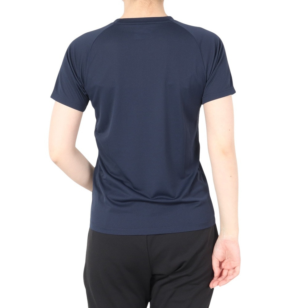 マーモット（Marmot）（レディース）吸水速乾 シンプル 半袖Tシャツ クライムスキンハーフスリーブクルー Tシャツ TOWTJA40 RNV ネイビー