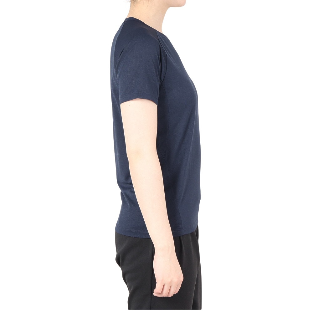 マーモット（Marmot）（レディース）吸水速乾 シンプル 半袖Tシャツ クライムスキンハーフスリーブクルー Tシャツ TOWTJA40 RNV ネイビー