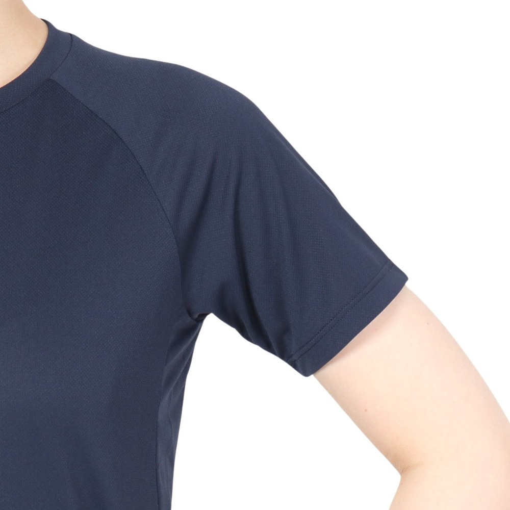 マーモット（Marmot）（レディース）吸水速乾 シンプル 半袖Tシャツ クライムスキンハーフスリーブクルー Tシャツ TOWTJA40 RNV ネイビー