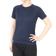 マーモット（Marmot）（レディース）半袖Tシャツ クライムスキンハーフスリーブクルー Tシャツ TOWTJA40 RNV ネイビー