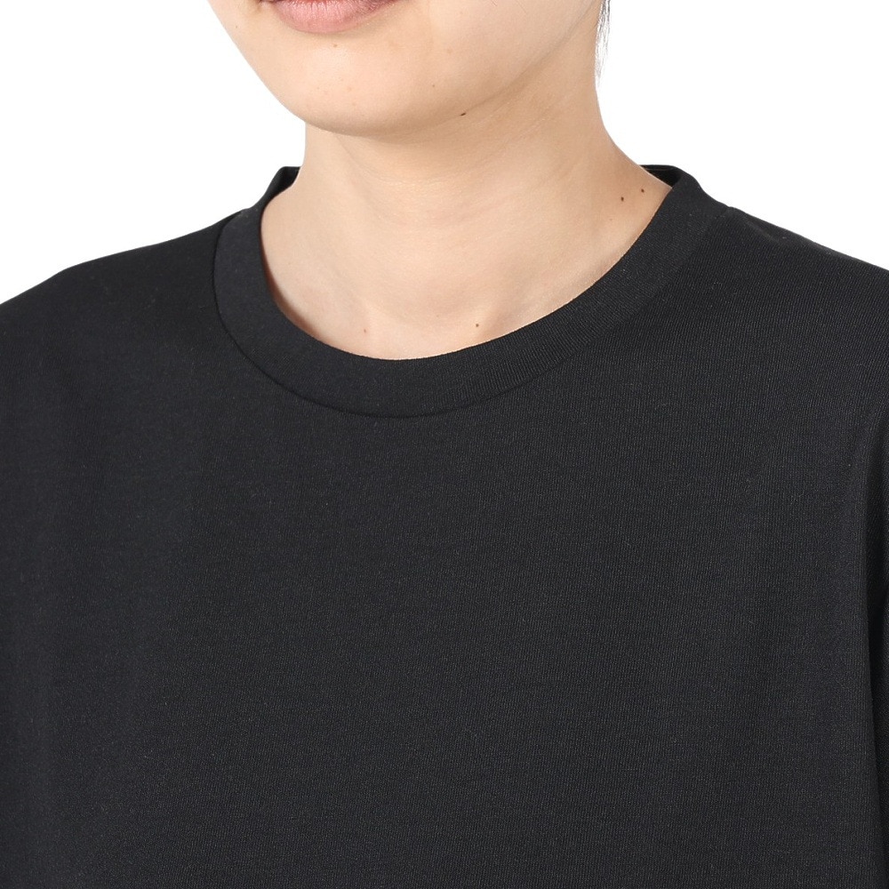 マーモット（Marmot）（レディース）UPF30 速乾 半袖Tシャツ バッククライミング ハーフスリーブクルーネック TOWTJA47 BK ブラック