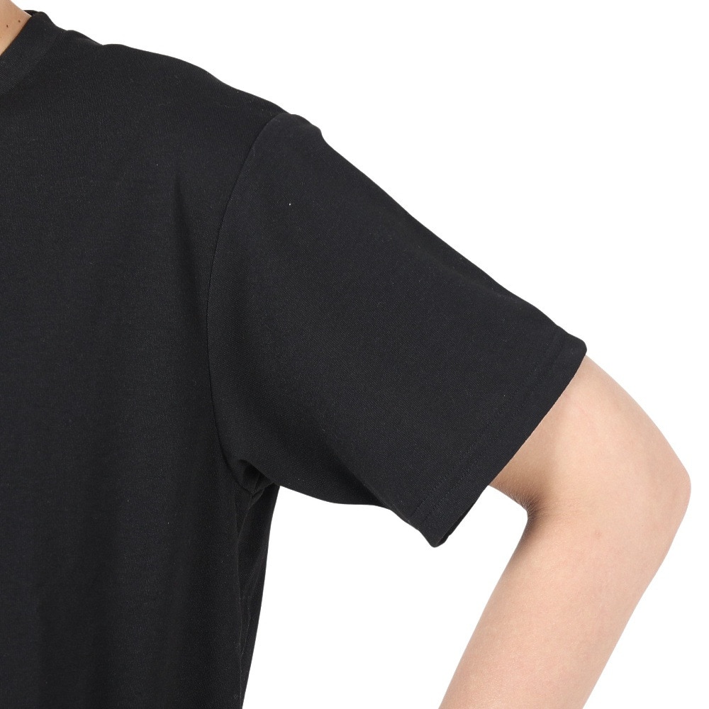 マーモット（Marmot）（レディース）UPF30 速乾 半袖Tシャツ バッククライミング ハーフスリーブクルーネック TOWTJA47 BK ブラック