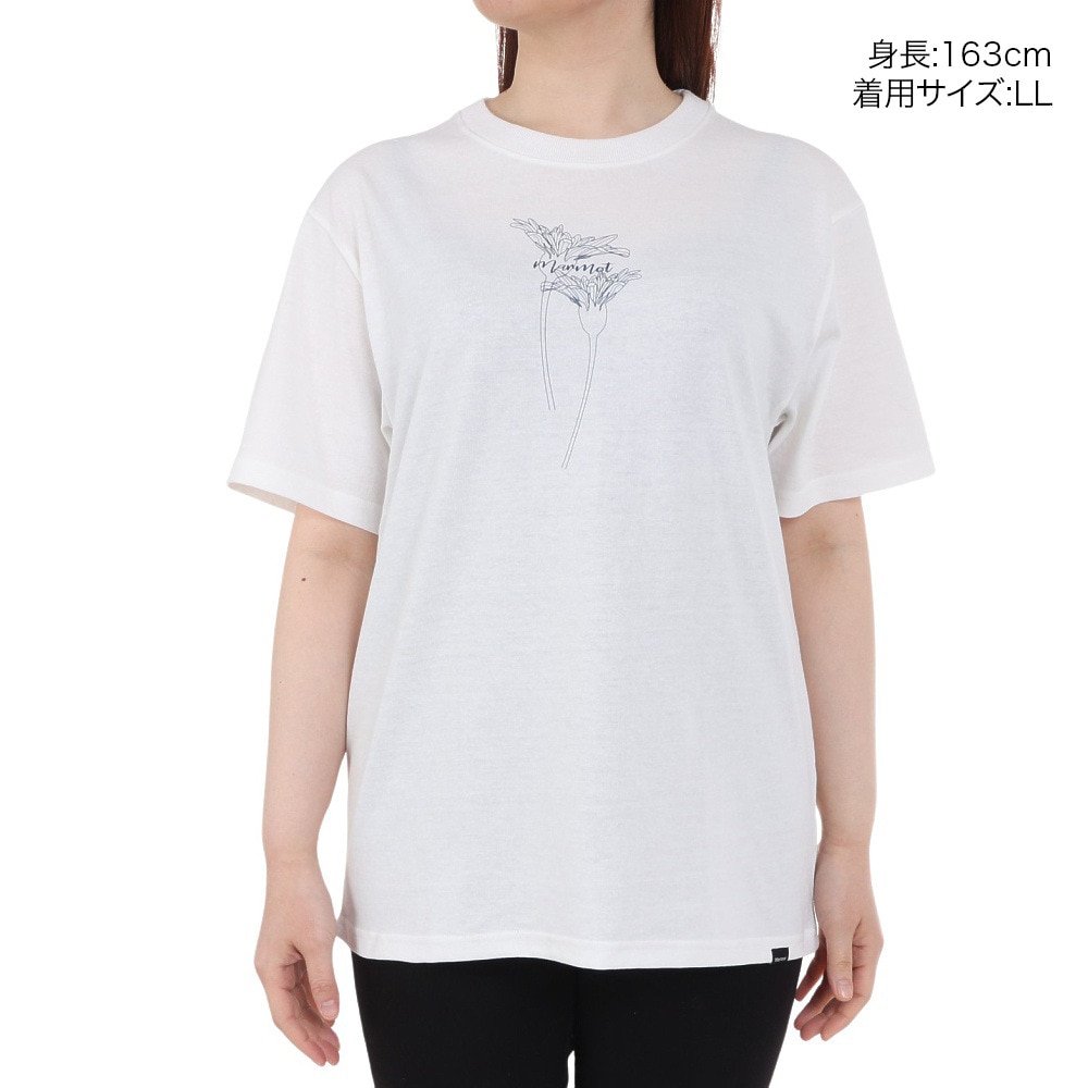 マーモット（Marmot）（レディース）半袖Tシャツ ダンデライオン ハーフスリーブクルーネック Tシャツ TOWTJA52 FWH ホワイト