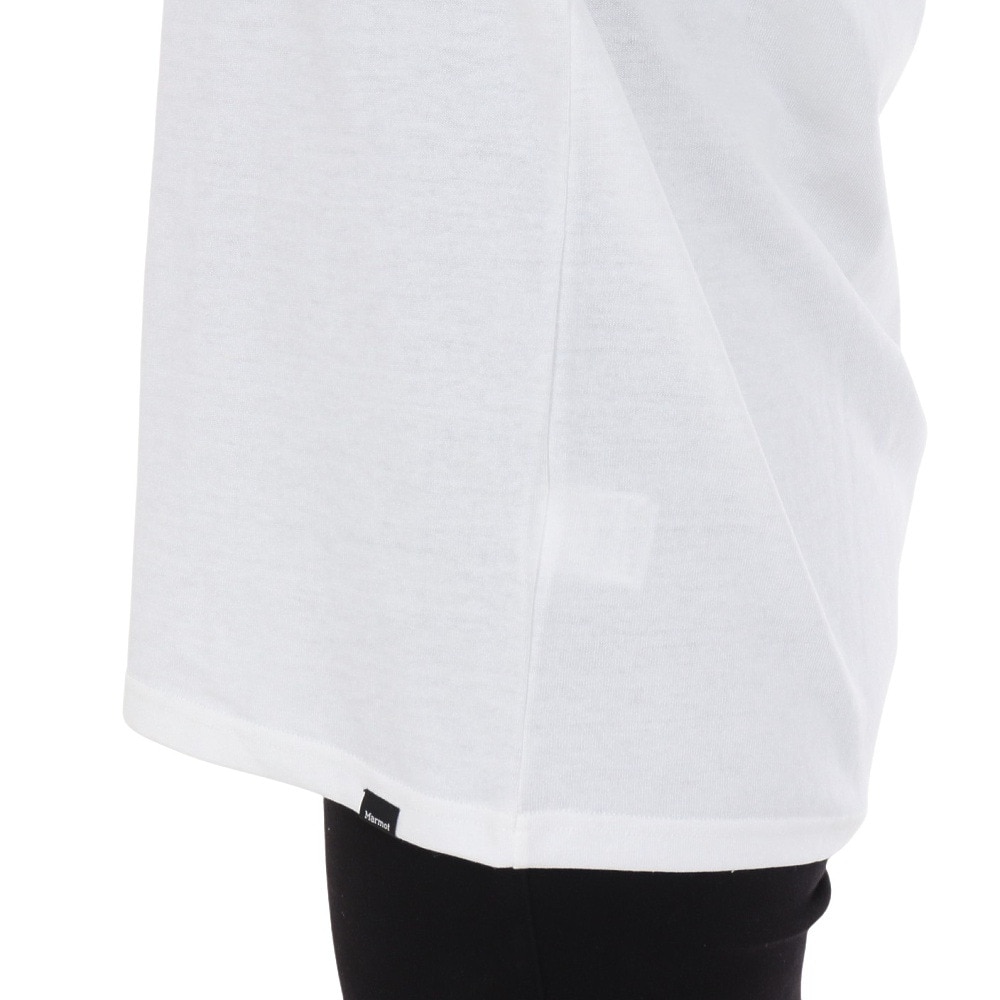 マーモット（Marmot）（レディース）半袖Tシャツ ダンデライオン ハーフスリーブクルーネック Tシャツ TOWTJA52 FWH ホワイト