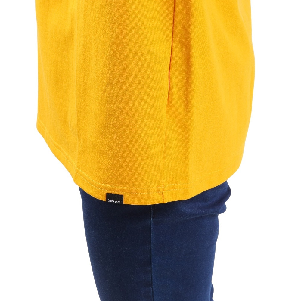 マーモット（Marmot）（レディース）UPF50+ 吸汗速乾 半袖Tシャツ ダンデライオン ハーフスリーブクルーネック Tシャツ TOWTJA52 SOL イエロー