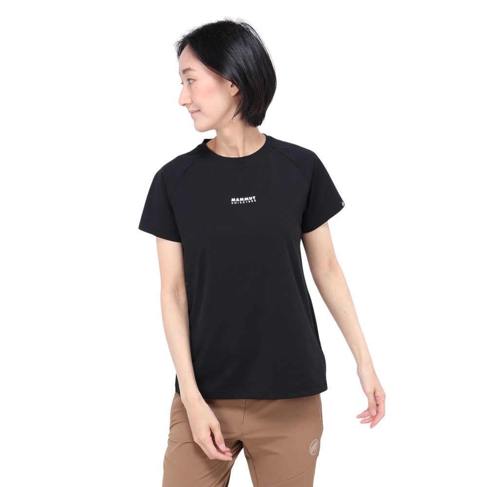 マムート（MAMMUT）（レディース）半袖Tシャツ クイックドライ ロゴ