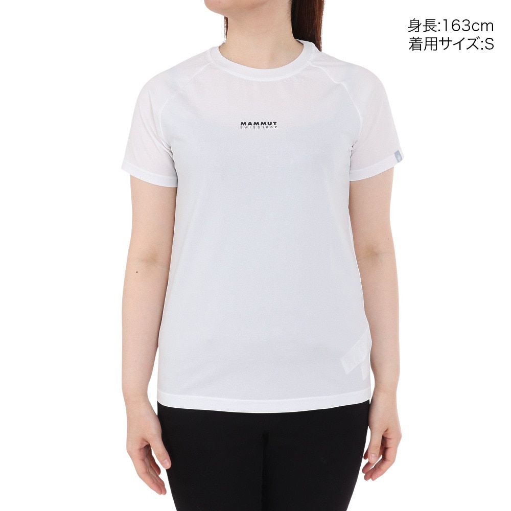 マムート（MAMMUT）（レディース）EUROサイズ 半袖Tシャツ クイックドライ ロゴプリントTシャツ AF Women 1017-02022-00471 ホワイト