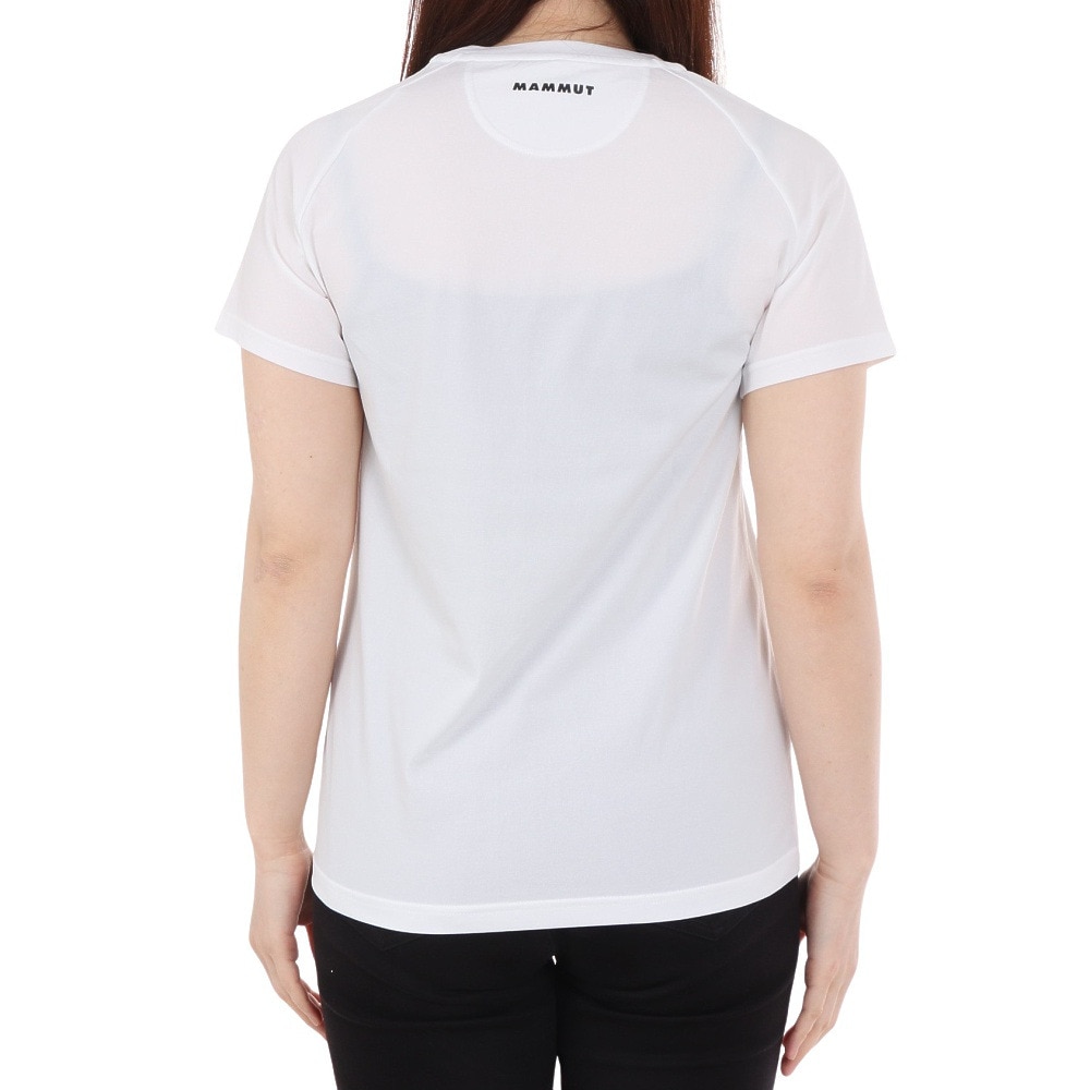 マムート（MAMMUT）（レディース）EUROサイズ 半袖Tシャツ クイックドライ ロゴプリントTシャツ AF Women 1017-02022-00471 ホワイト