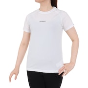 マムート（MAMMUT）（レディース）半袖Tシャツ クイックドライ ロゴプリントTシャツ AF Women 1017-02022-00471 ホワイト