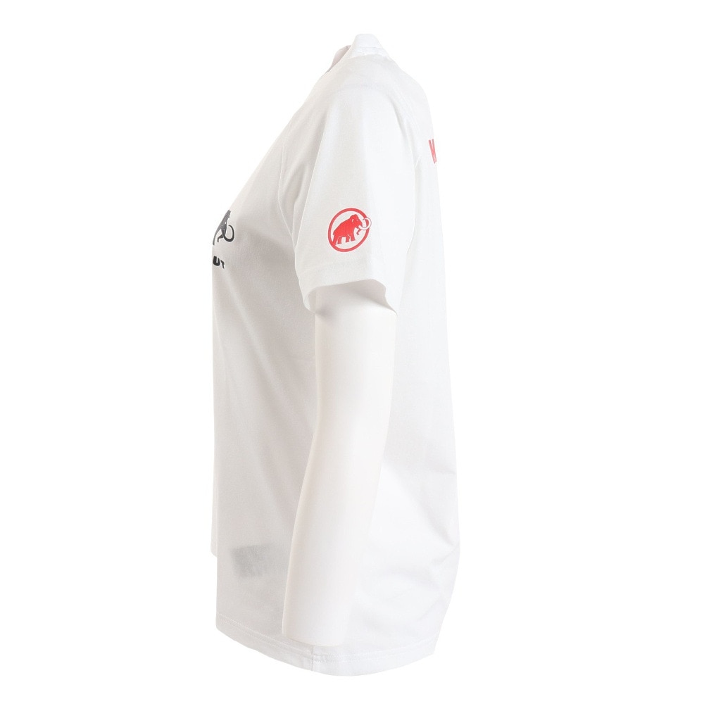 マムート（MAMMUT）（レディース）半袖Tシャツ クイックドライ ロゴプリントTシャツ AF Women 1017-02022-00473 ホワイト