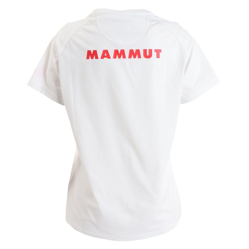 マムート（MAMMUT）（レディース）半袖Tシャツ クイックドライ ロゴプリントTシャツ AF Women 1017-02022-00473 ホワイト