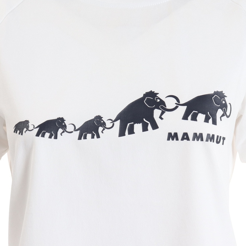 マムート（MAMMUT）（レディース）半袖Tシャツ クイックドライ ロゴプリントTシャツ AF Women 1017-02022-00473 ホワイト