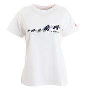 (レディース)半袖Tシャツ クイックドライ ロゴプリントTシャツ AF Women 1017-02022-00473 ホワイト