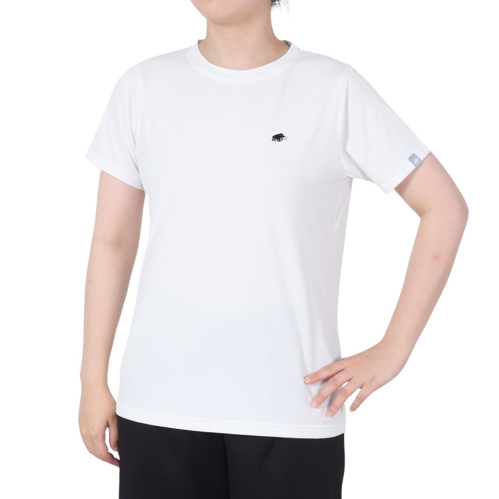 マムート（MAMMUT）（レディース）EUROサイズ 半袖 Tシャツ UVカット UPF50+ エッセンシャル Essential T-Shirt アジアンフィット 1017-05090-00471 ホワイト