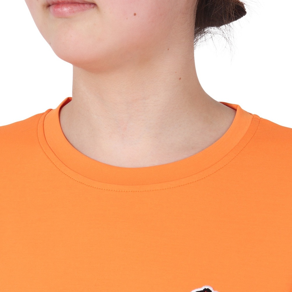 マムート（MAMMUT）（レディース）半袖 Tシャツ エッセンシャル Essential T-Shirt 1017-05090-2264 オレンジ EUROサイズ UVカット 速乾